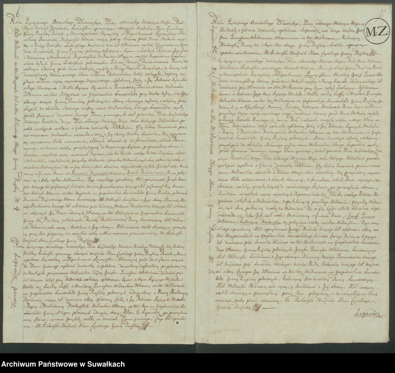image.from.unit.number "Akta małżeństwa gminy puńskiey od 1-go maja 1809"