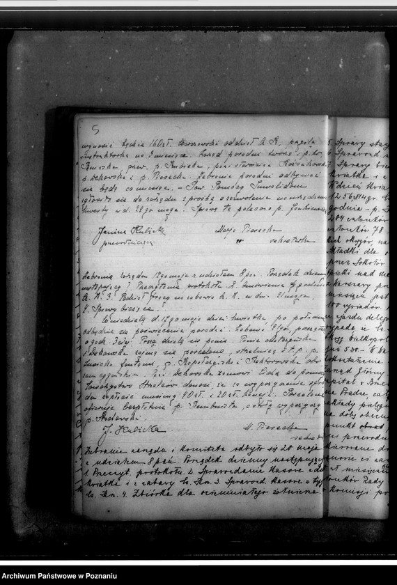 Obraz 10 z jednostki "Protokolarz zebrań Zarządu"