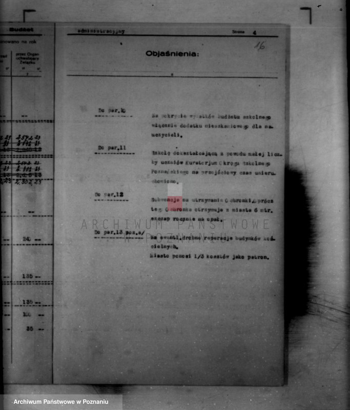 Obraz 20 z jednostki "/Sprawy budżetowe miasta Mikstatu/"