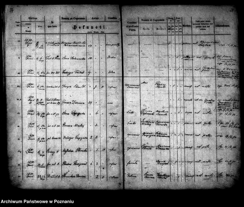 Obraz 16 z jednostki "Księga zgonów"