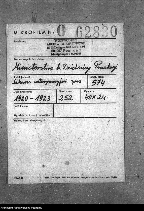 Obraz 2 z jednostki "Lekarze weterynaryjni spis"