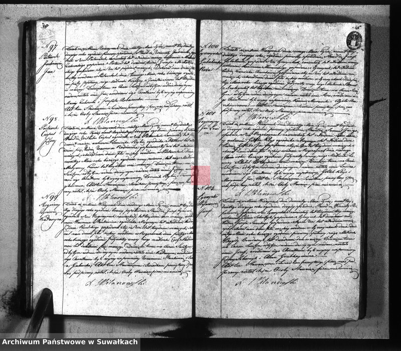 image.from.unit.number "Duplikat parafij wiżayńskiey z roku 1832"