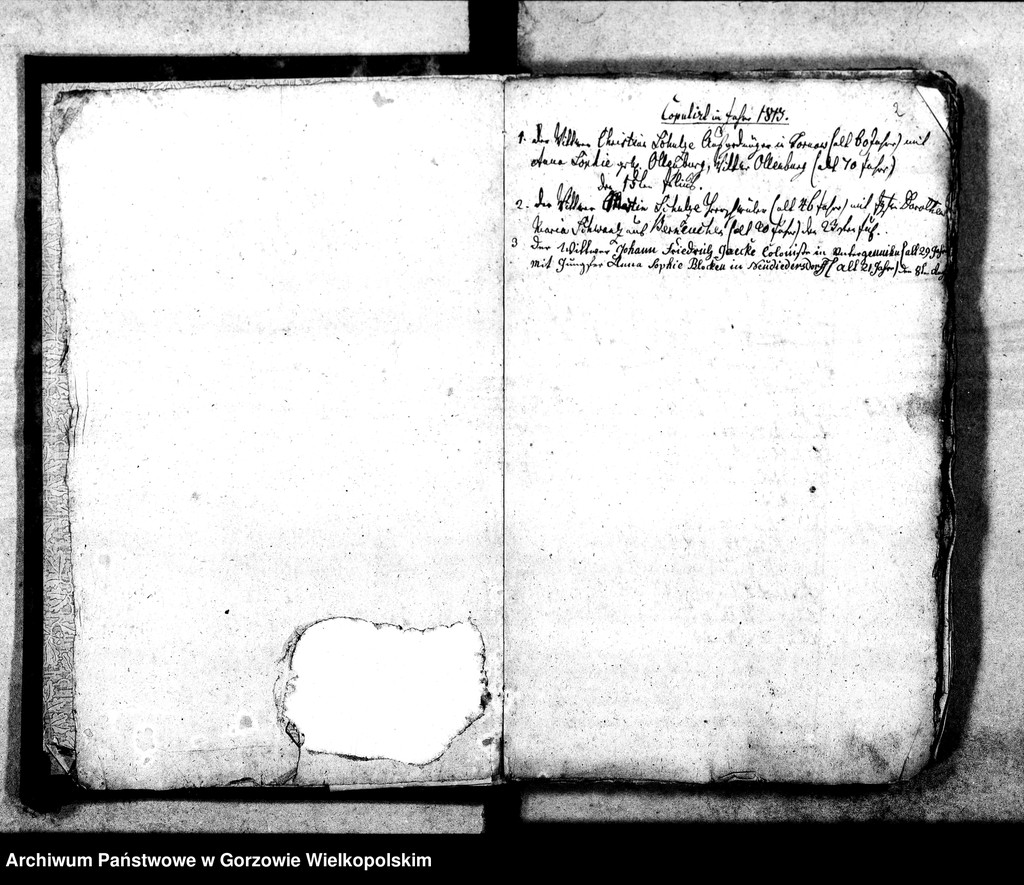 image.from.unit.number "Duplikate der Kirchenbücher von Parochie in Diedersdorf: Diedersdorf (Nowe Dzieduszyce), Charlottenhof (Sosny)"