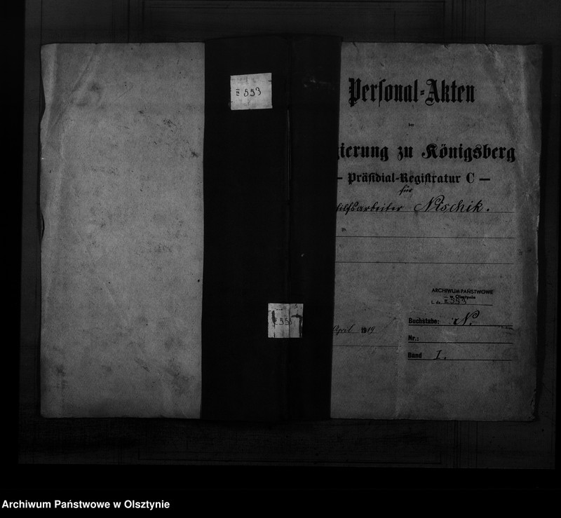 image.from.unit.number "Personal-Akten für Bürohilfsarbeiter Nischik [Otto]"