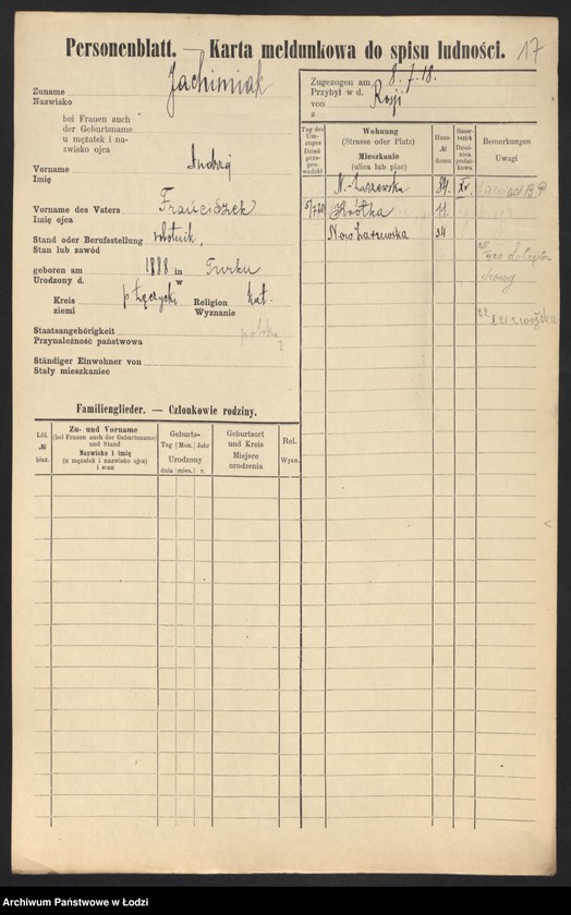 image.from.unit.number "[Spis ludności Łodzi] Joachimek - Joskoszek"