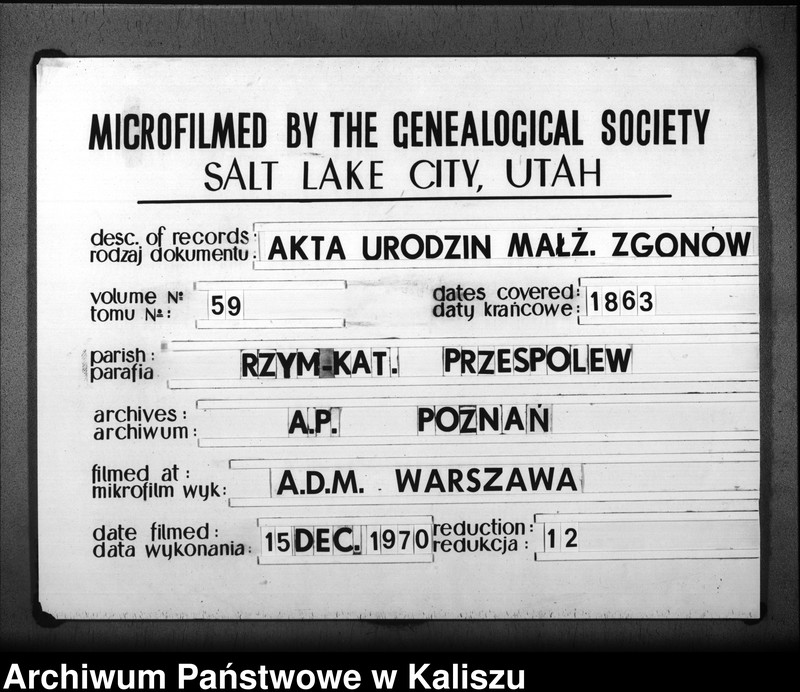 image.from.unit.number "Księga duplikat akt urodzonych, zaślubionych i zmarłych"