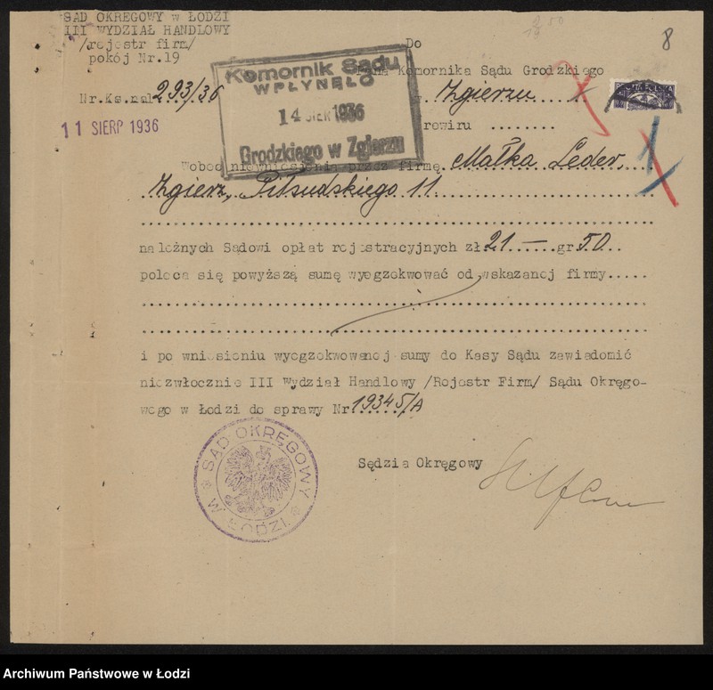 Obraz 10 z jednostki "Małka Lejda- sklep spożywczo-kolonialny, Zgierz"