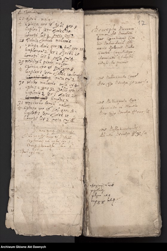 image.from.unit.number "Rejestry poborowe i wybranieckie, inwentarze i rachunki królewszczyzn i wielkorządów, rachunki z kwarty, wyliczenia sejmowe itp."