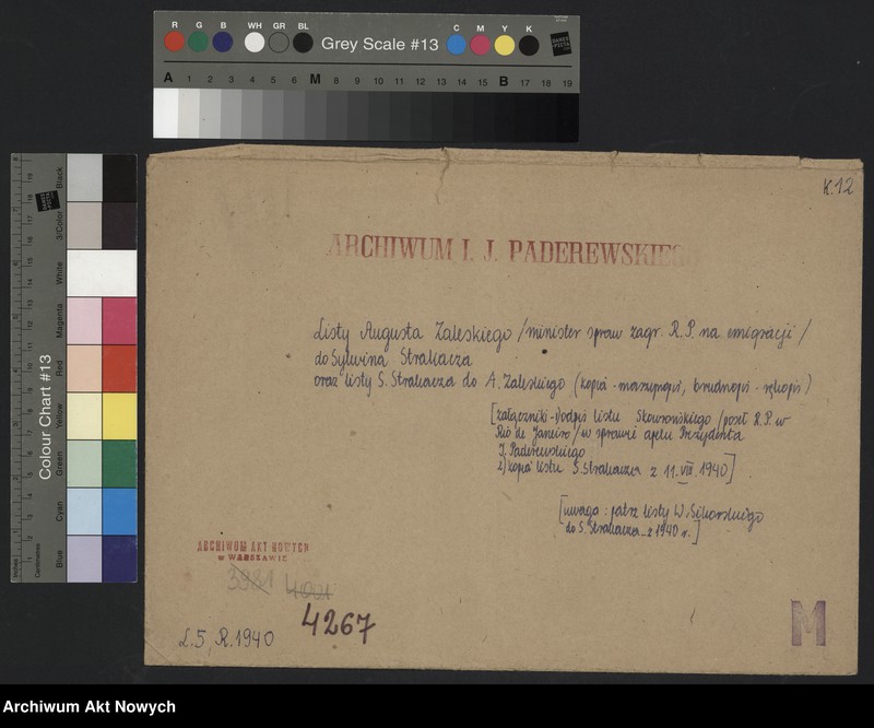 image.from.unit.number "Zaleski August; Załączniki: a) list (odpis) Skowrońskiego (Poseł RP w Brazylii); L.5 (odpowiedzi - rękopisy, maszynopisy); patrz 4246"