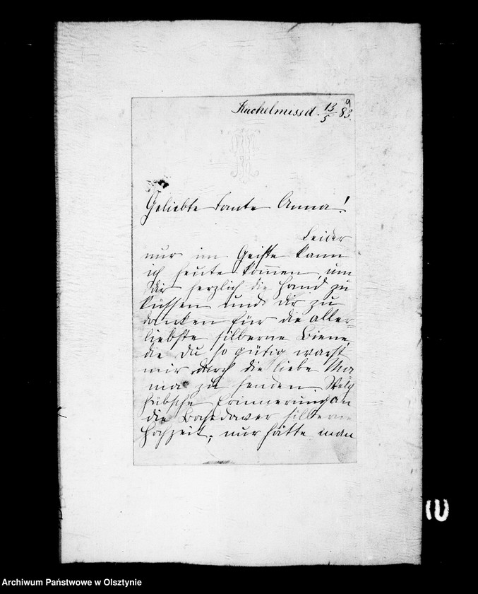 image.from.unit.number "/Therese Gfin Hahn- Kuchelmiss, spätere Gfin Bernsdorff auf Dreilützow mit der Grossichte Alette an ihre Tante Anna Gfin lehndorff geb. Hahn/"