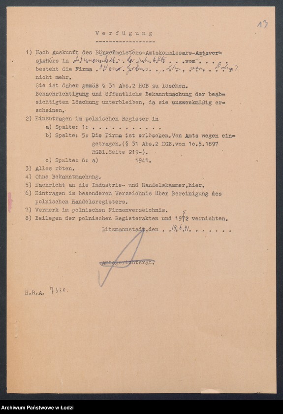 Obraz 15 z jednostki "Otton Grams- sklep rzeźniczy"