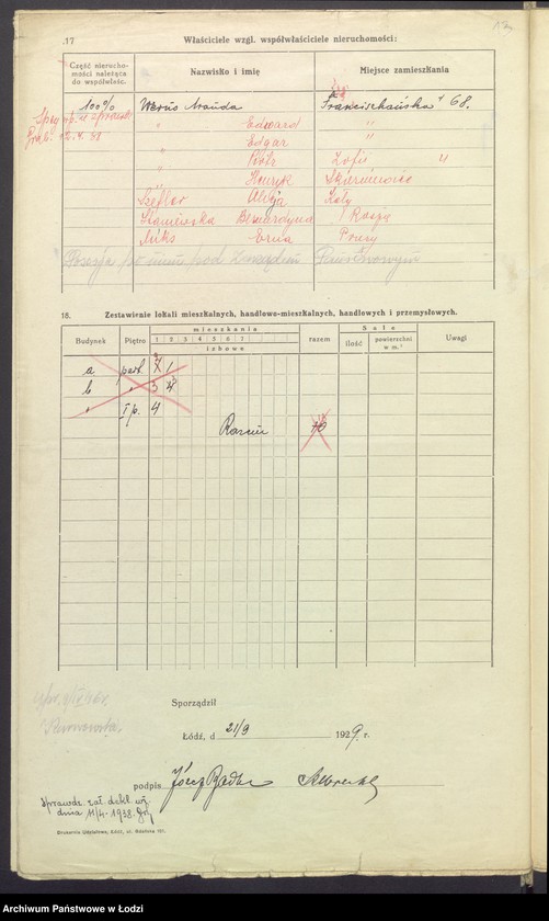 image.from.unit.number "Księga inwentarzowa nieruchomości m. Łodzi ul. św. Zofii"