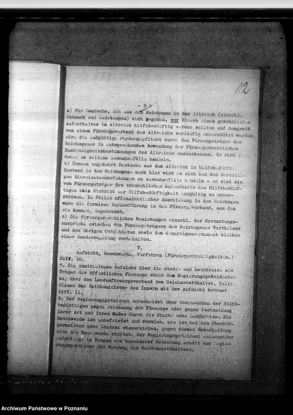 Obraz 16 z jednostki "Umsiedlerfürsorge für Wolyniendeutsche. Öffentliche Fürsorge im Wartheland - Deutsche, Polen"