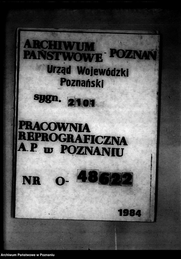 Obraz 1 z jednostki "Parcelacja rządowa z przymusowego wykupu majątku Dziembowo powiatu chodzieskiego"