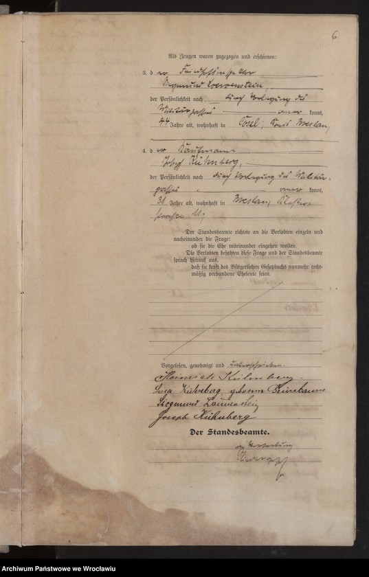 image.from.unit.number "Heiraths-Haupt-Register Breslau II 1910 Band 3"
