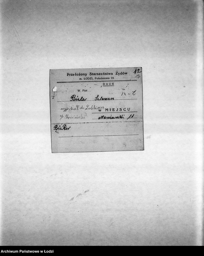 Obraz 20 z jednostki "Rada Starszych [Nominacje, personalia i listy członków, zaproszenia na posiedzenia, protokoły posiedzeń]"