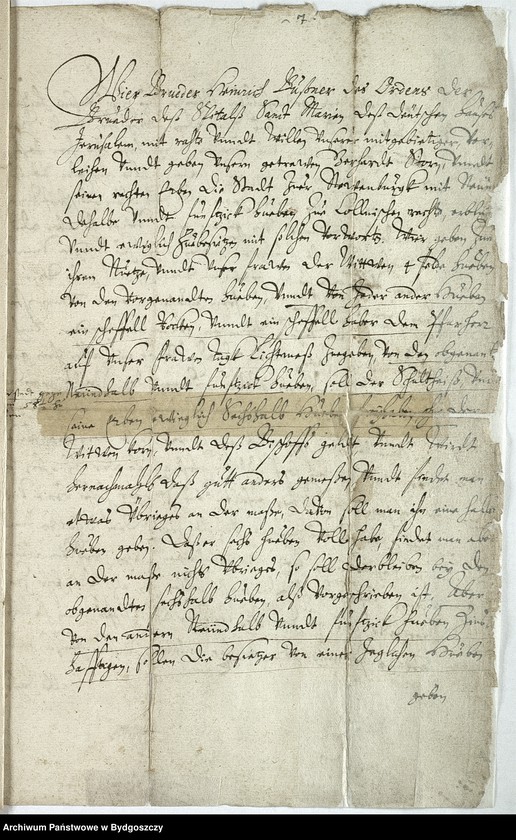 image.from.unit.number "[Odpisy dokumentu Krzyżackiego dla miasta Nowego z roku 1350 i korespondencja z Archiwum w Królewcu z 1641 r.]"