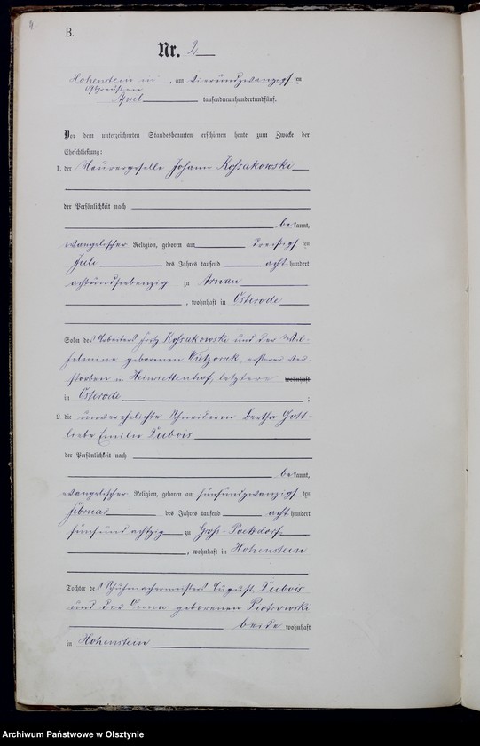 image.from.unit.number "Heiraths-Neben-Register Nr 1 - 14"