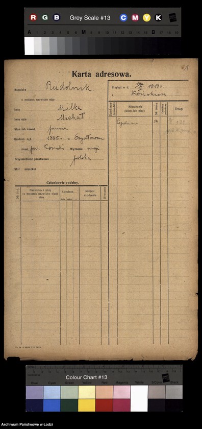 Obraz 3 z jednostki "[Spis ludności Łodzi] Rudolnik-Rupniewski"