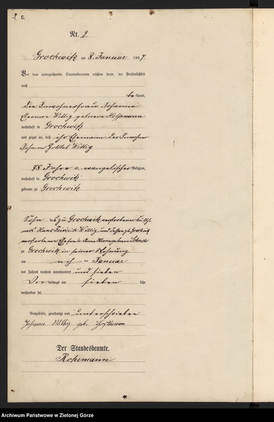 Obraz 4 z jednostki "Sterbe-Haupt-Register"