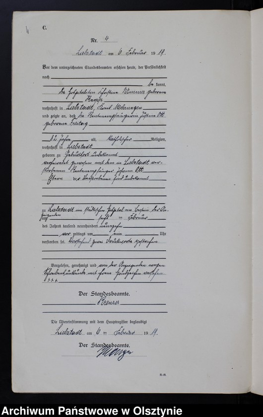 image.from.unit.number "Sterbe-Neben-Register Nr 1 - 43"