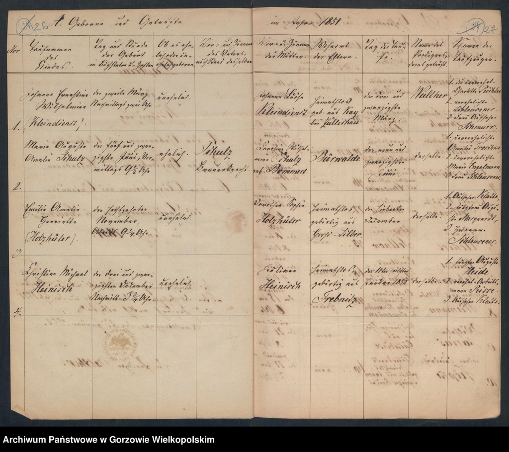 image.from.unit.number "Duplikate des Kirchenbuches vom Landarmenhaus zu Landsberg an der Warthe"