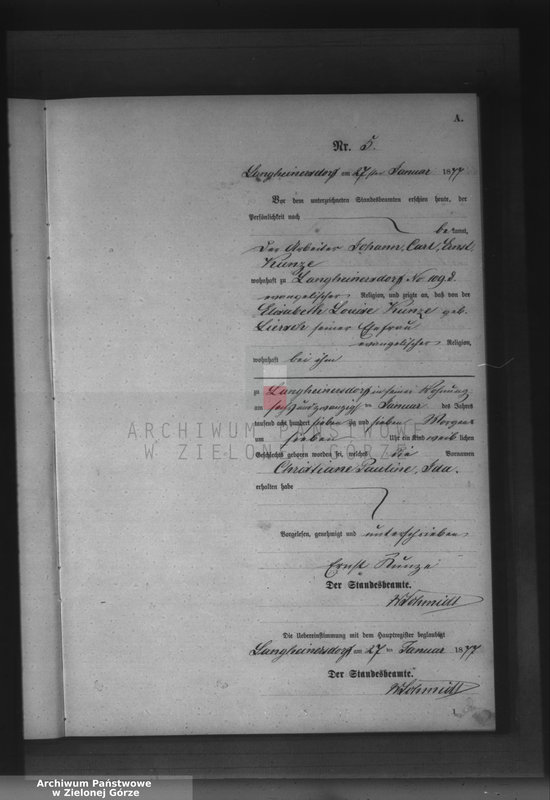 Obraz 8 z jednostki "Geburts-Neben-Register"