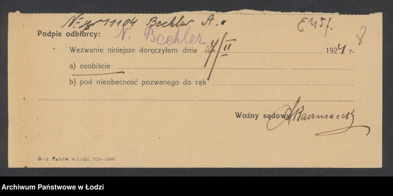 Obraz 10 z jednostki "Natan Bechler- sprzedaż materiałów piśmiennych i muzycznych"