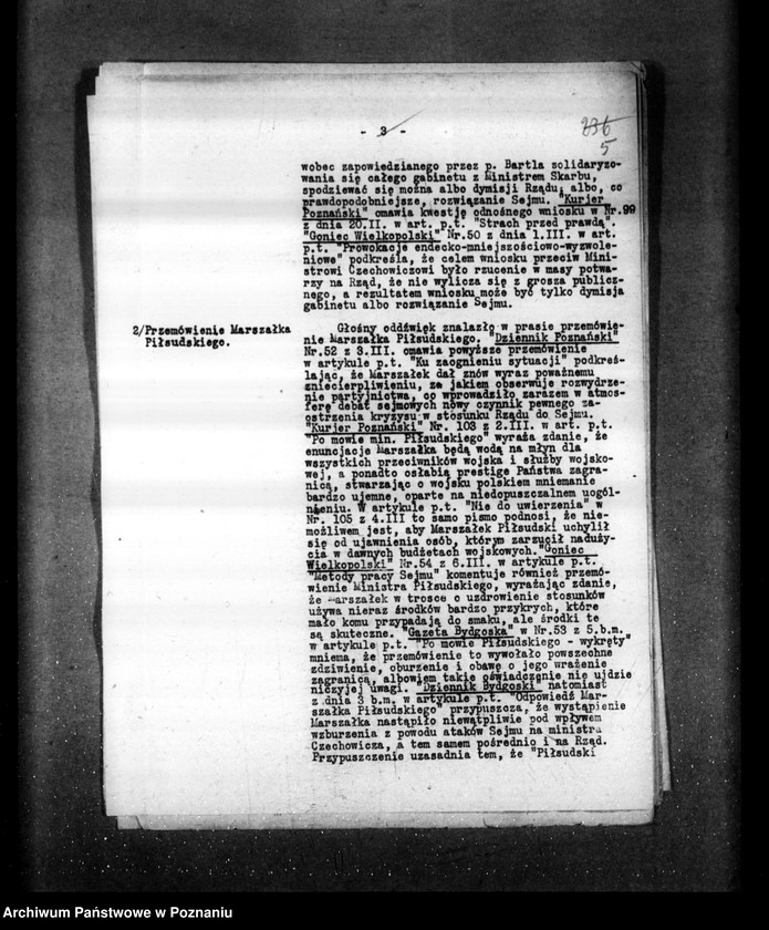 Obraz 9 z jednostki "Sprawozdania sytuacyjne tygodniowe za czas od 1 marca do dnia 28 marca 1929 r. /nr 10-13/"