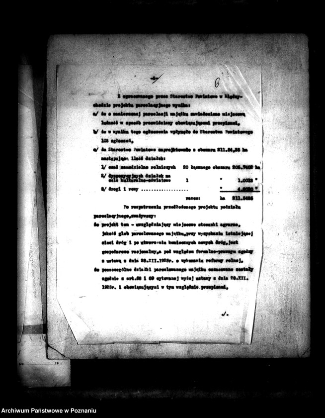 Obraz 11 z jednostki "Majątek Rozbitek powiatu międzychodzkiego zatwierdzenie projektu parcelacyjnego"