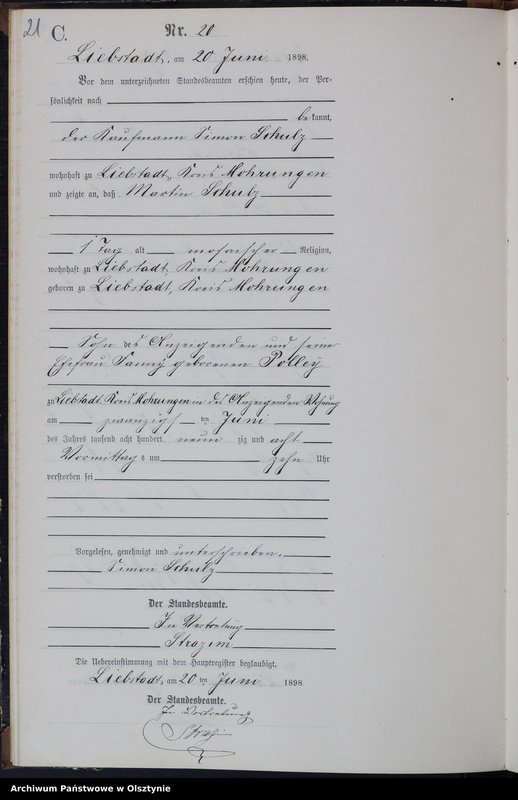image.from.unit.number "Sterbe-Neben-Register Nr 1 - 46"