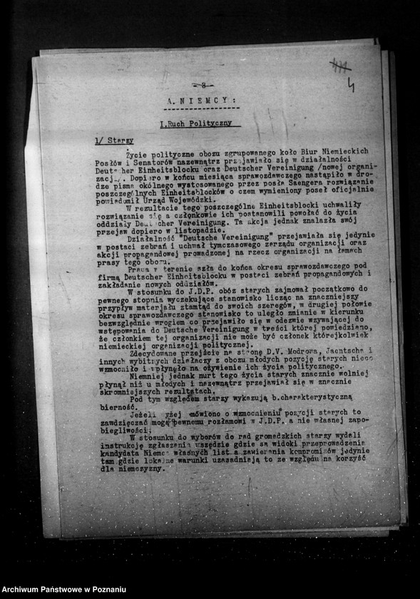 Obraz 8 z jednostki "Sprawozdania z życia mniejszości narodowych za miesiące październik, listopad, grudzień 1934 r."