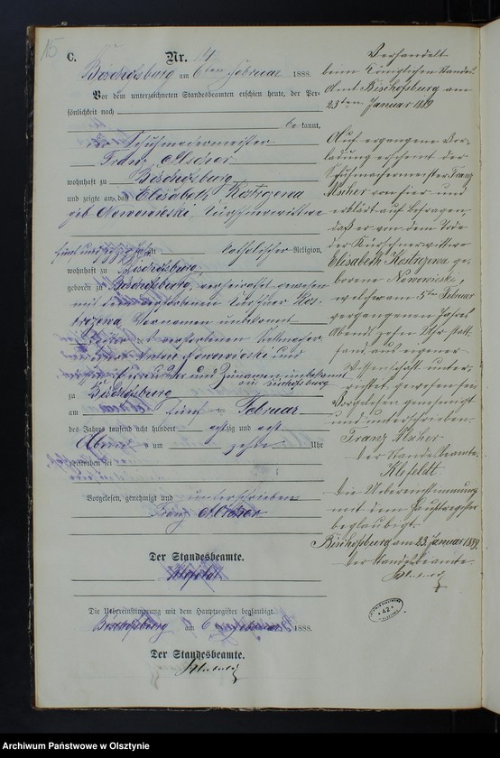 image.from.unit.number "Sterbe-Neben-Register Nr 1 - 22"