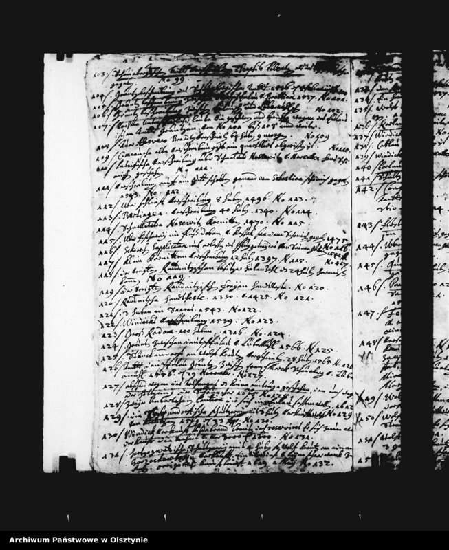 image.from.unit.number "Altes Repertorium der zwei Deutsch Eylauschen Amtsbücher und 5 Hackschiften"