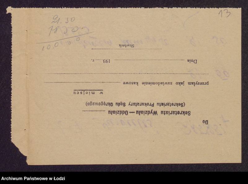 Obraz 15 z jednostki "Pinkus Margules- sprzedaż manufaktury własnego wyrobu i cerat"