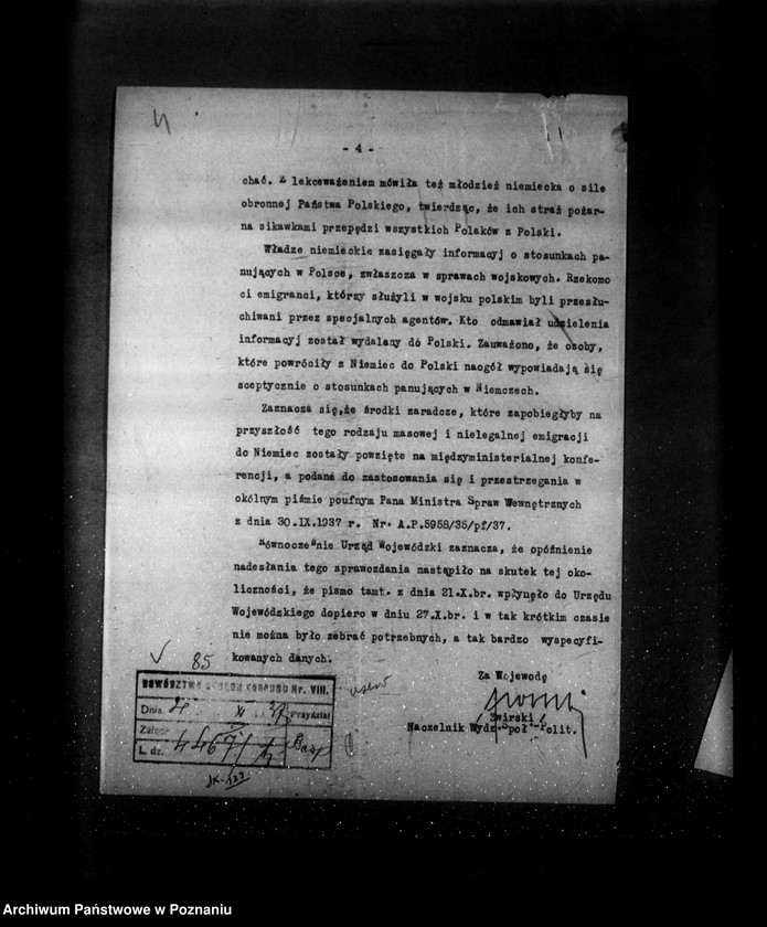 Obraz 8 z jednostki "/Nielegalne przekraczanie granicy polsko-niemieckiej- tajne/"