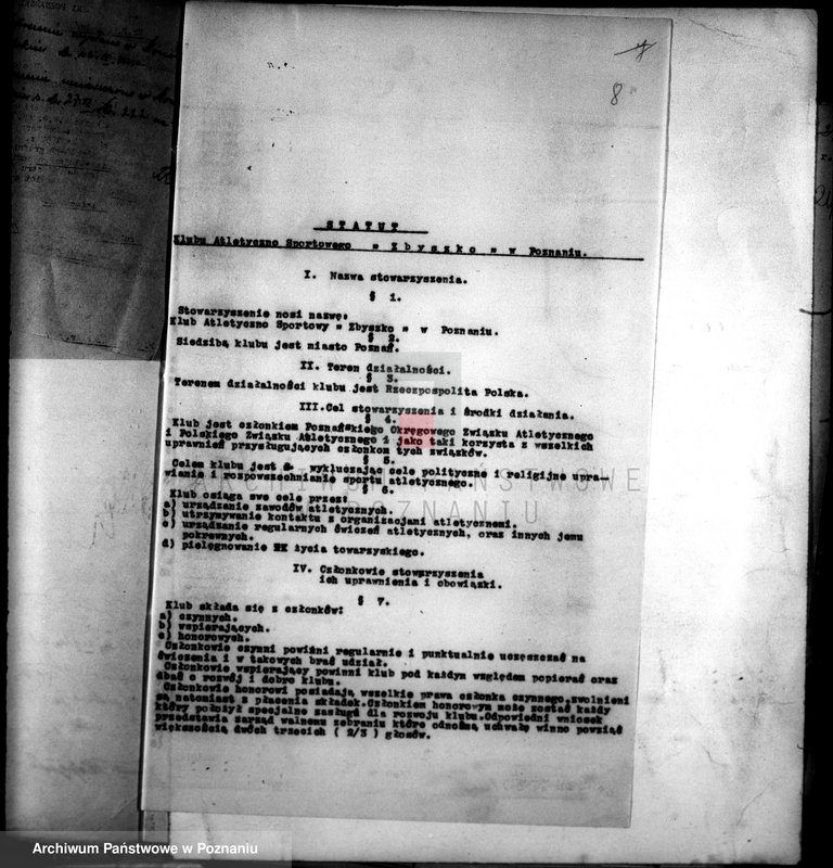 Obraz 12 z jednostki "Klub Atletyczno-Sportowy,,Zbyszko" -Poznań"