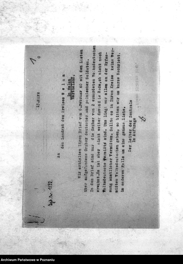 Obraz 5 z jednostki "Amtliche Meldungen Kreis Welun (Wieluń)"