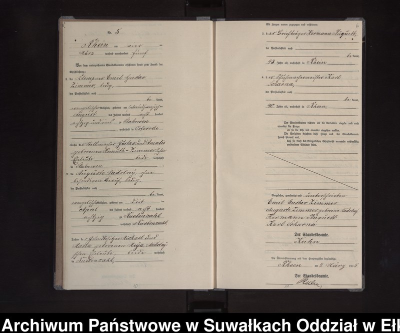 image.from.unit.number "Heirats-Neben-Register des Königlichen Preussischen Standes-Amtes Orlen Kreis Lötzen"