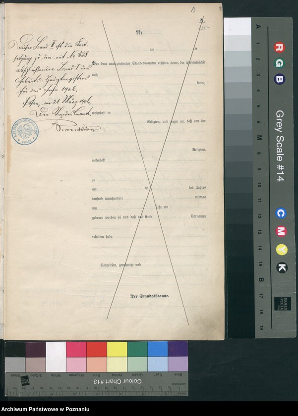 Obraz 3 z jednostki "Księga miejscowa urodzeń"