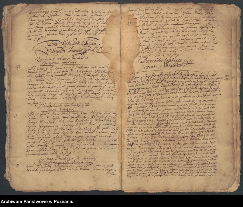 Obraz 20 z jednostki "Acta consularia civitatis Posnaniae."