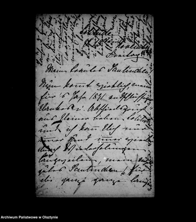 image.from.unit.number "/Fragmente v. Briefen der Violet Swiney, geb. Gfin Schlippenbach aus Sallingen England an Anna Gfin Lehndorff geb. Hahn/"