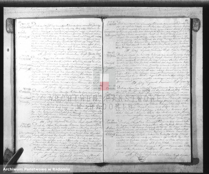 image.from.unit.number "Duplikat Książka Urodzonych, Zaślubionych i Zmarłych Parafii Wysoka w powiecie Szydłowieckim Obwodzie Opoczyńskim Województwie Sandomierskiem z roku 1832"