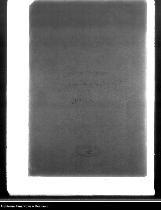 Obraz 4 z jednostki "Amtliche Meldungen Kreis Scharnikan (Czarnków)"