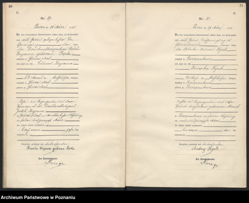 Obraz 18 z jednostki "Księga miejscowa zgonów"