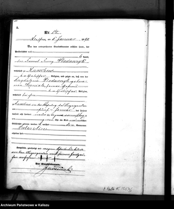 Obraz 17 z jednostki "[Księga urodzeń]"