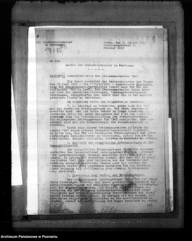 Obraz 5 z jednostki "Krankenanstalts- Statistik"