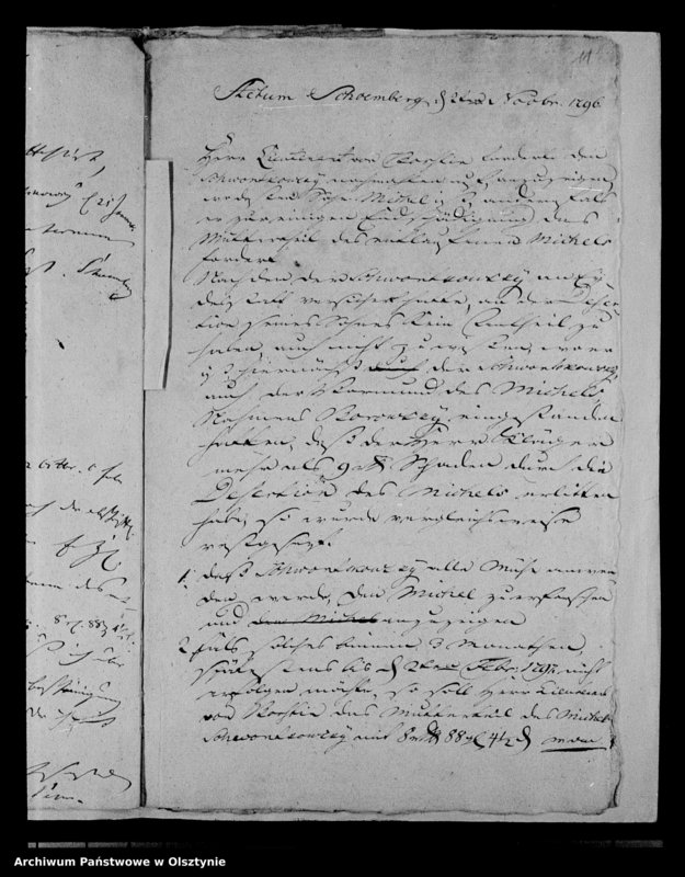 Obraz 11 z jednostki "Lt. Frh. von Borstin contra Instmann M. Świątkowski"