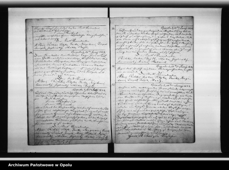 Obraz 11 z jednostki "Beschlussbuch der Stadtverordneten von Oppeln. Lit. D."