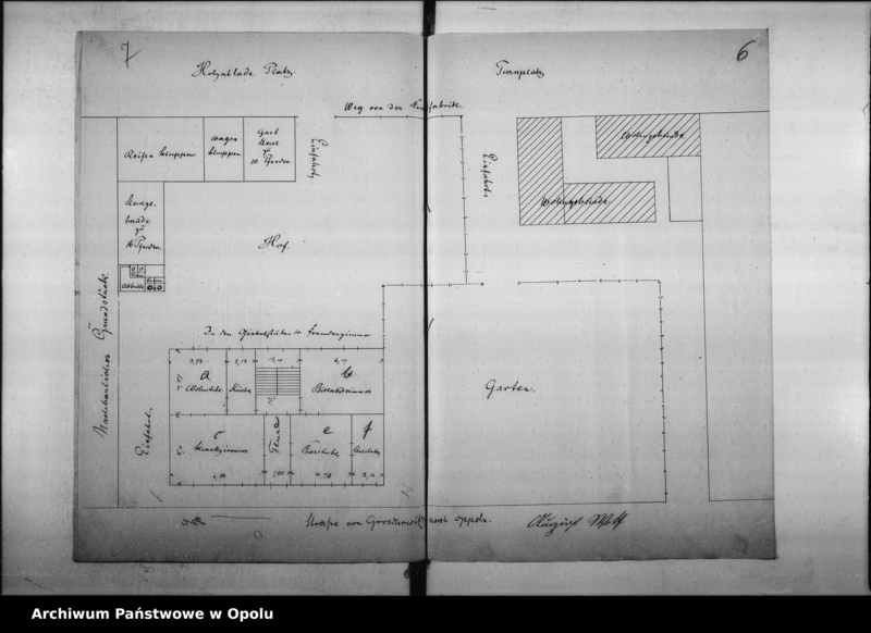 Obraz 10 z jednostki "Acta des Magistrats zu Oppeln betreffend die Schankanlage in dem Hause an der Bolkostrasse Vol. I"